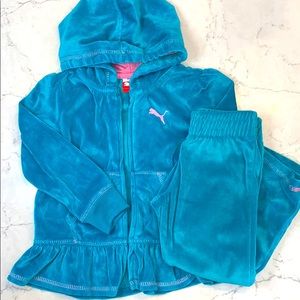 Toddler Puma Velour Outfit